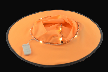 (2Pcs)HALLOWEEN Decorations Glowing Witch Hat Decorations 2 in 1 Hanging/Wearable